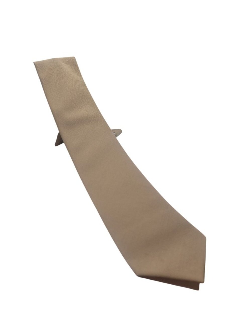 Vanguard Mens USMC Approved Khaki Clip-On Tie 55% Polyester 45% Wool New